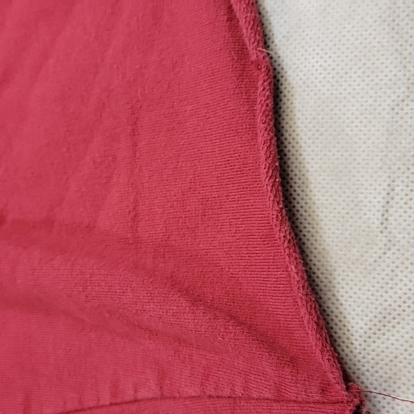 Bella Canvas Womens Red Bermuda Shorts With adjustable Waist 100% Cotton Size M - Picture 8 of 10